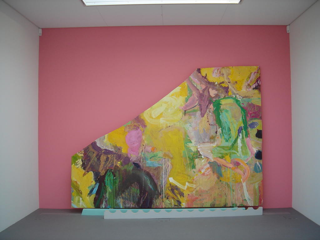 2009, Acryl auf Spanplatte, Sperrholz und Holz, ca. 290 × 380 × 100 cm