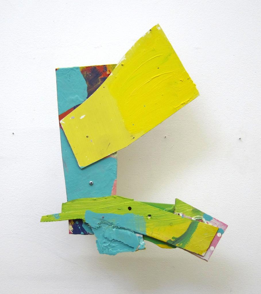 2011, Acryl auf MDF und Holz 33 × 26 × 11cm