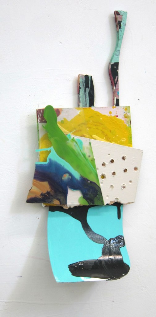 2012, Acryl auf Kunststoff, Acrylglas, Sperrholz und MDF, 53 × 25 × 9cm