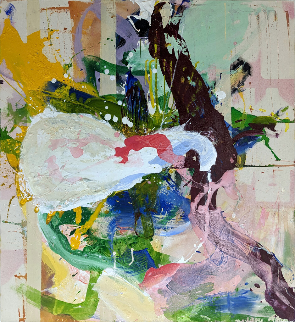 2023, Acryl auf Leinwand, 115 × 105cm