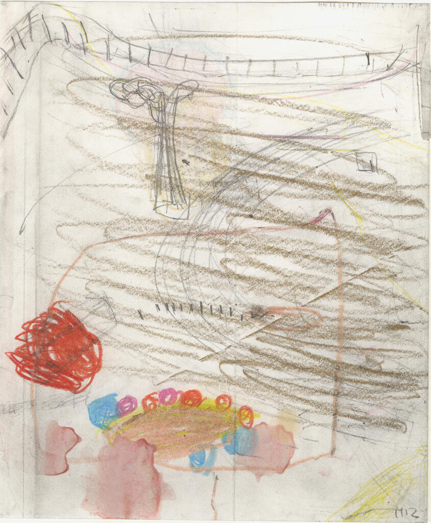 2017, Farbstift und Bleistift auf Papier, 17.5 &times; 14.5cm