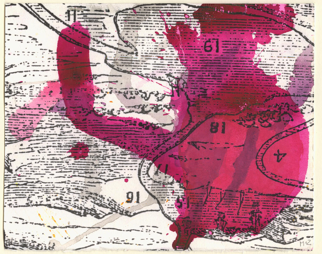 2017, Inkjet und Acryl auf Papier, 16.3 &times; 20cm