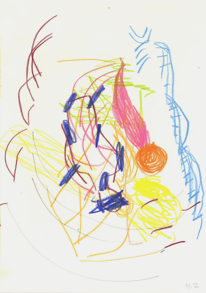 2016, Farbstift und Bleistift auf Papier, 36 × 26cm